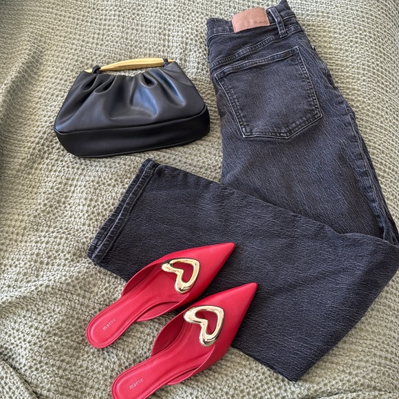 Madewell 28 Perfect Vintage Jean Black High Waisted - Picture 1 of 5